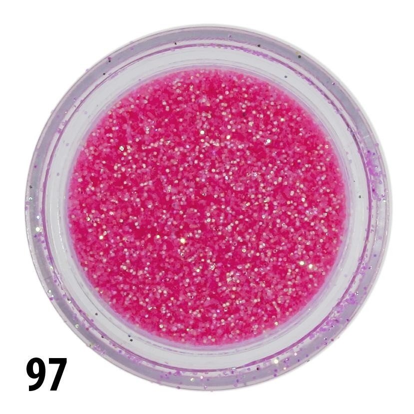 Glitrový prach - 97 ružový 10 ks