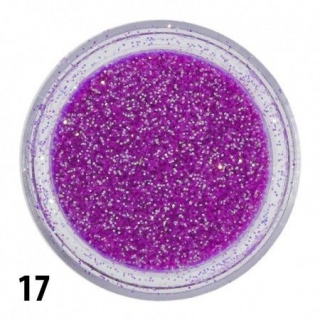 Glitrový prach - 17 fialovo-ružový 10 ks