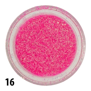 Glitrový prach - 16 ružový 10 ks