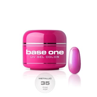 Metalický UV gél 35 pink pop 5g